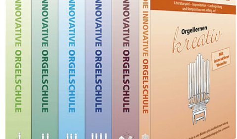 Andrea Kumpe: Die innovative Orgelschule. Orgellernen kreativ. Literaturspiel – Improvisation – Liedbegleitung und Komposition von Anfang an! www.orgelschule.com