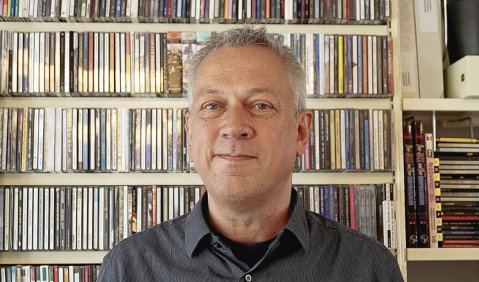 Für den Jazz brennt sein Herz: Wolfram Knauer. Foto: Johanna Hilbig