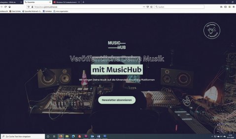 Screenshot: www.joinmusichub.de