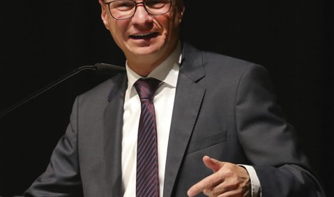Festredner Staatsminister Bernd Sibler, MdL. Foto: Silja Eisenweger