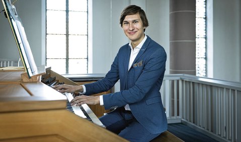 Erster Orgelpreisträger seit 21 Jahren: Aurel Dawidiuk. Foto: DMW/Heike Fischer