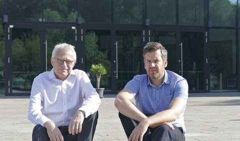 Ulrich Wüster (li.) und Johannes Mnich. Foto: Philipp Lojak