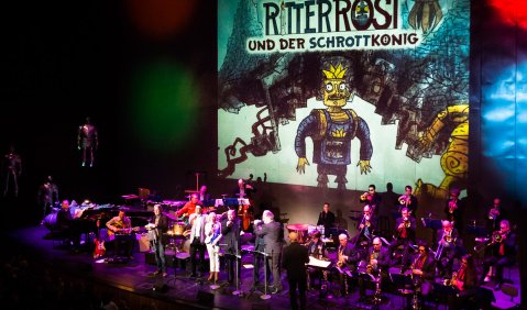 Ritter Rost in der Deutschen Oper Berlin. Foto: Hufner