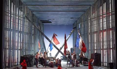 Dantons Tod an der Wiener Staatsoper. Foto: Wiener Staatsoper / Michael Pöhn 