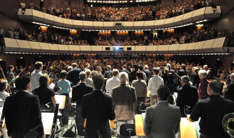 Kampf ums eigene Theater. Foto: Frank Heller