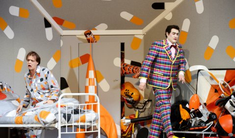 Prokofjews „L’Amour des Trois Oranges“ an der Deutschen Oper Berlin. Foto: Barbara Aumüller