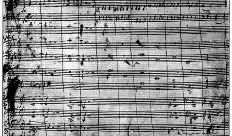 Autograph von Mozarts „Don Giovanni“