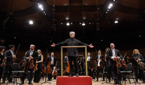 Antonio Pappano und das Orchestra di Santa Cecilia in Rom (© Musacchio, Ianniello e Pasqualini)