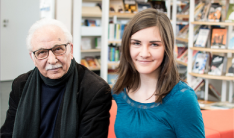 Adel Karasholi und Carolina Eyck. Foto: Stadt Leipzig, Carolina Eyck