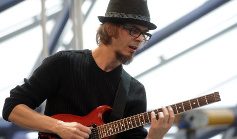 Alex Machaceks Fabulous Austrian Trio beim BMW Welt Jazz Award. Foto: Ssirus S. Pakzad