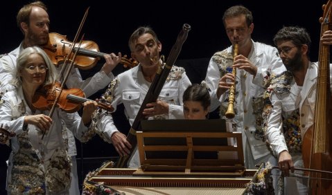 Das Ensembles Amarillis aus Frankreich bei den 25. Telemann-Festtagen. Foto: Jef Rabillon