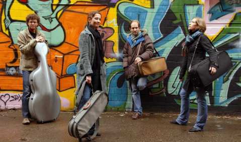 1. Preis beim Melbourne Wettbewerb: das Amaryllis Quartett. Foto: Tobias Wirth