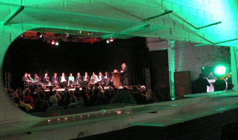 Spiegel der baden-württembergischen Musikhochschullandschaft: Anhörung im Kulturbetrieb Wagenhallen, Stuttgart. Foto: Juan Martin Koch