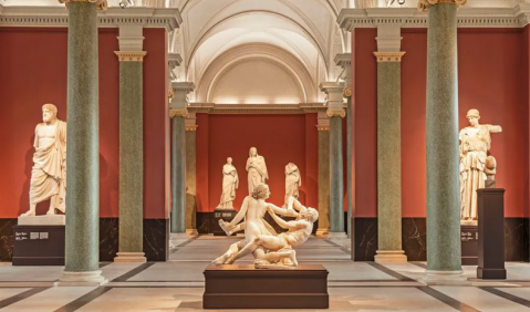 Die Antikenhalle der Sächsischen Kunstsammlungen Dresden. Foto: H.C. Krass, SKD