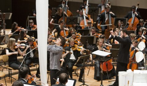 Das Bundesjugendorchester im Wiener Musikverein. Foto: DMR