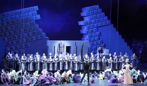 Jörg Widmanns Oper „Babylon“ an der Bayerischen Staatsoper. Foto:Wilfried Hösl