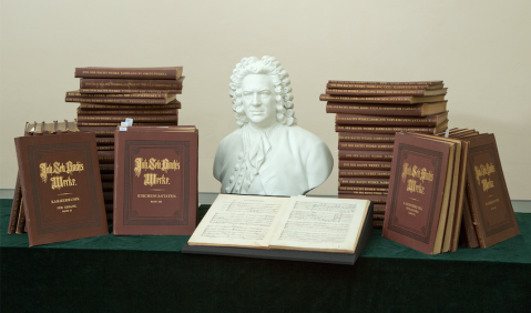 Bach-Gesamtausgabe aus dem Besitz Gustav Mahlers kommt nach Leipzig. Foto: Bach-Archiv Leipzig/Gert Mothes