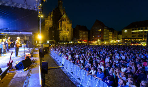 Bardentreffen zieht 185 000 Besucher in die Nürnberger Innenstadt. Foto: Presse, Uwe Niklas