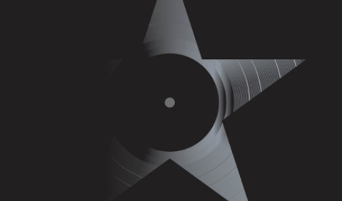 Die Venyl-Ausgabe des neuen Bowie-Albums "Blackstar"