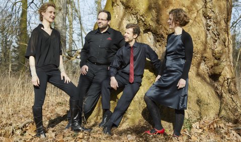 Das Bode Quartett Berlin wird im Schlosstheater Rheinsberg proben. Foto: Matthias Jankowiak.