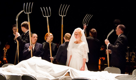 Bonhoeffer-Oper "Vom Ende der Unschuld". Foto: Deutscher Evangelischen Kirchentag