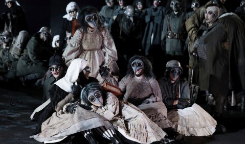 „Die vögel“ von Walter Braunfels an der Oper Köln. Foto: Paul Leclaire