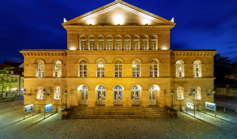 Das Landestheater Coburg wird saniert. Foto: Presse Landestheater Coburg, Michael von Aichberger