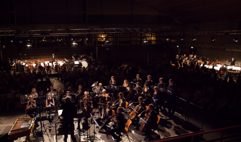 Eroeffnungskonzert der darmstätter Ferienkurse im Jahr 2014. Foto: IMD 2014 / Daniel Pufe