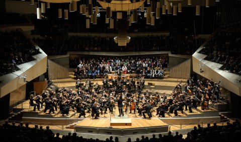 Das Deutsche Symphonie-Orchester in der Berliner Philharmonie. Foto: Kai Bienert