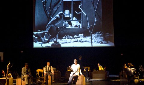 Psychodrama á la Hitchcock: „Der blonde Eckbert“ in Bregenz. Foto: Bregenzer Festspiele/Karl Forster