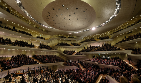 Eröffnungskonzert der Elbphilharmonie Hamburg. Foto: Michael Zapf