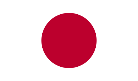 Flagge von Japan.