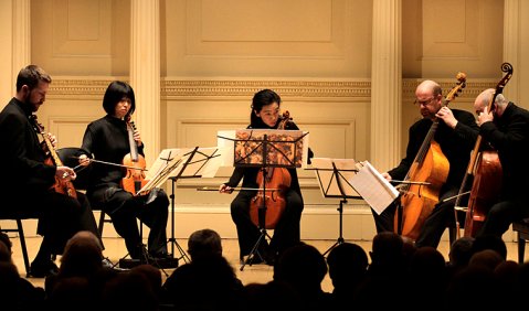 Das Gambenconsort „Fretwork“ in Düsseldorf. Foto: Düsseldorf Festival