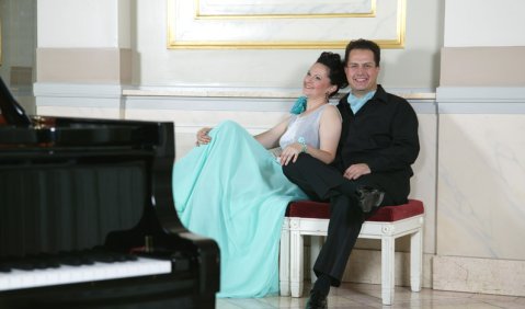 Das Klavierduo Genova & Dimitrov. Foto: Dieter Buehler