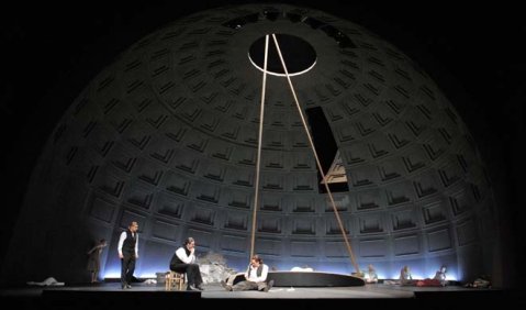 Pantheon statt Gelehrtenstube: Andrea Schwalbach inszeniert d'Alberts „Golem“ in Bonn: Foto: Theater Bonn