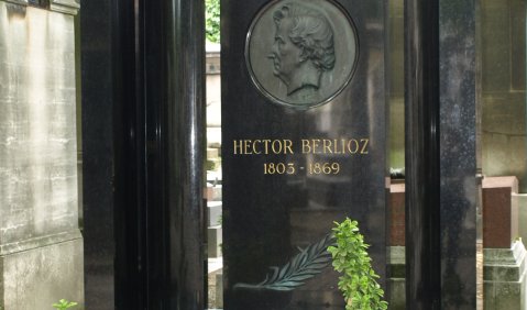 Berlioz’ Grabmal auf dem Cimetière de Montmartre. Foto: Wikimedia Commons