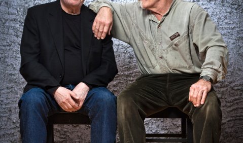 Ulrich Gumpert und Günter „Baby“ Sommer. Foto: Tobias Sommer
