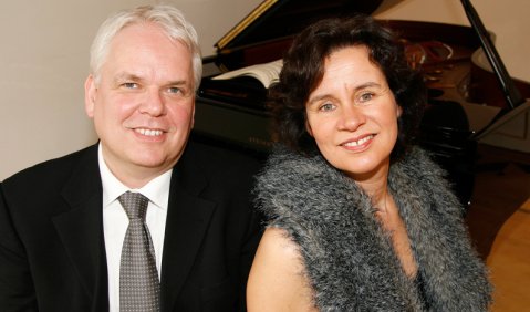 Volker Ahmels und Friederike Haufe. Foto: Mirjam Voigt