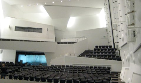 Innenansicht des neuen Konzertsaals. Foto: HfM Dresden