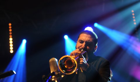 Ibrahim Maalouf auf dem Frankfurter Jazzfestival. Foto: Ssirus W. Pakzad