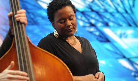 Indra Rios-Moore beim BMW Welt Jazz Award. Foto: Ssirus W. Pakzad