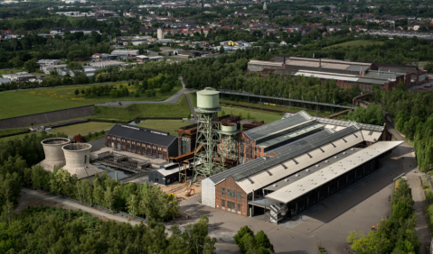 Die Ruhrtriennale startet in der Bochumer Jahrhunderthalle. Foto: JU/Ruhrtriennale