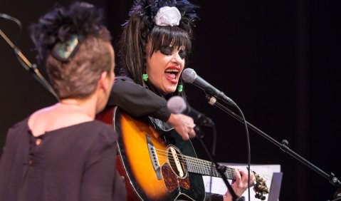 Nina Hagen, 08.03.2016, Konzert im Anhaltischen Theater Dessau. Foto: Sebastian Gündel.