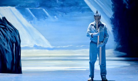 Lohengrin im zweiten Jahr. Foto: Bayreuther Festspiele / Enrico Nawrath