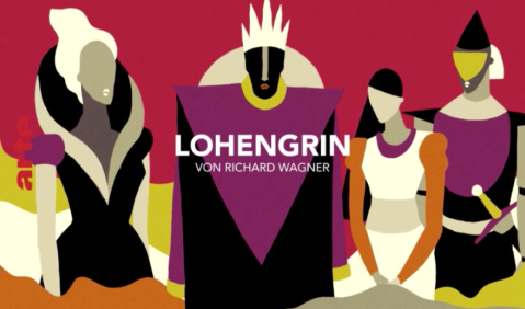 Berliner Staatsoper mit «Lohengrin» vor leerem Saal - Arte überträgt. Foto: Arte Concert