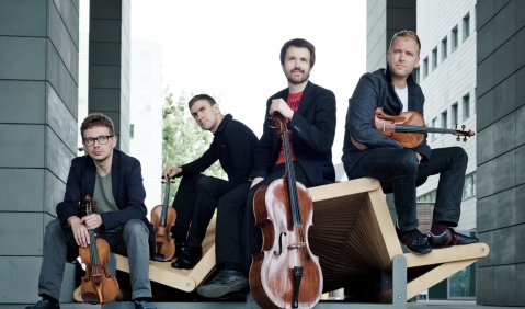 Das Lutoslawski Quartet bei den Internationalen Schostkowitsch Tagen in Gohrisch. Foto: Presse, Łukasz Rajchert
