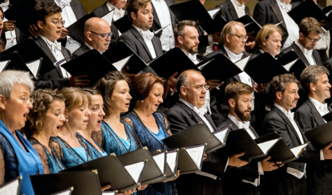 MDR Chor und Orchester eröffnen MDR Musiksommer in Hoyerswerda. Foto: Andreas Lander, MDR