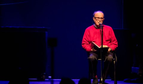 Alvin Lucier bei MaerzMusik 2017. Foto: Petra Basche