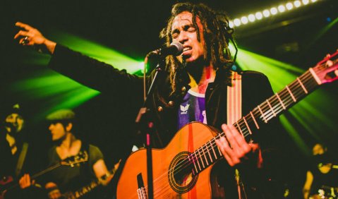 Africa-Festival: Reggaenacht am letzten Festivalabend mit Sebastian Sturm und seiner Band „Marley`s Ghost“. Foto: Marley`s Ghost