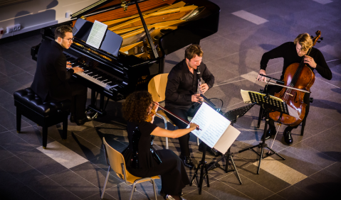 Quartett auf das Ende der Zeit im Jahr 2020. Foto: Jakub Purej 